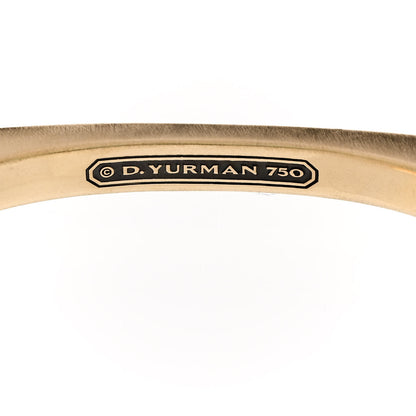David Yurman 18K Yellow Gold 5.5mm Streamline Cuff Bracelet 3 of 3