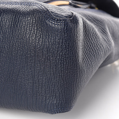 3.1 Phillip Lim 3.1 Textured Calfskin Large Pashli Satchel Ink 11 of 11
