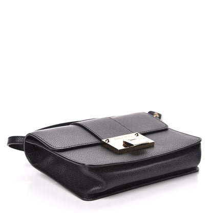 Jimmy Choo Grainy Pebbled Rebel Crossbody Bag Black 4 of 12