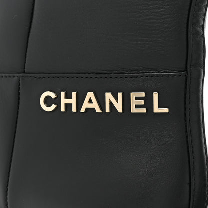 Chanel Calfskin CC Ankle Boots 38 Black 11 of 11