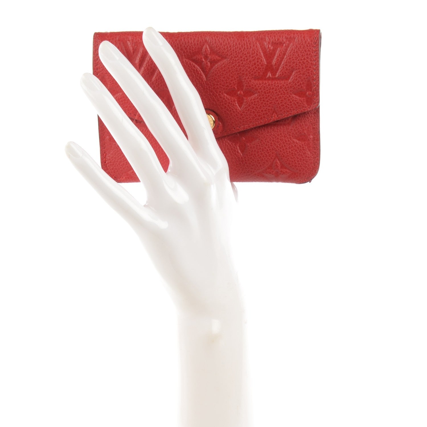 Louis Vuitton Empreinte Key Pouch Cherry 2 of 7