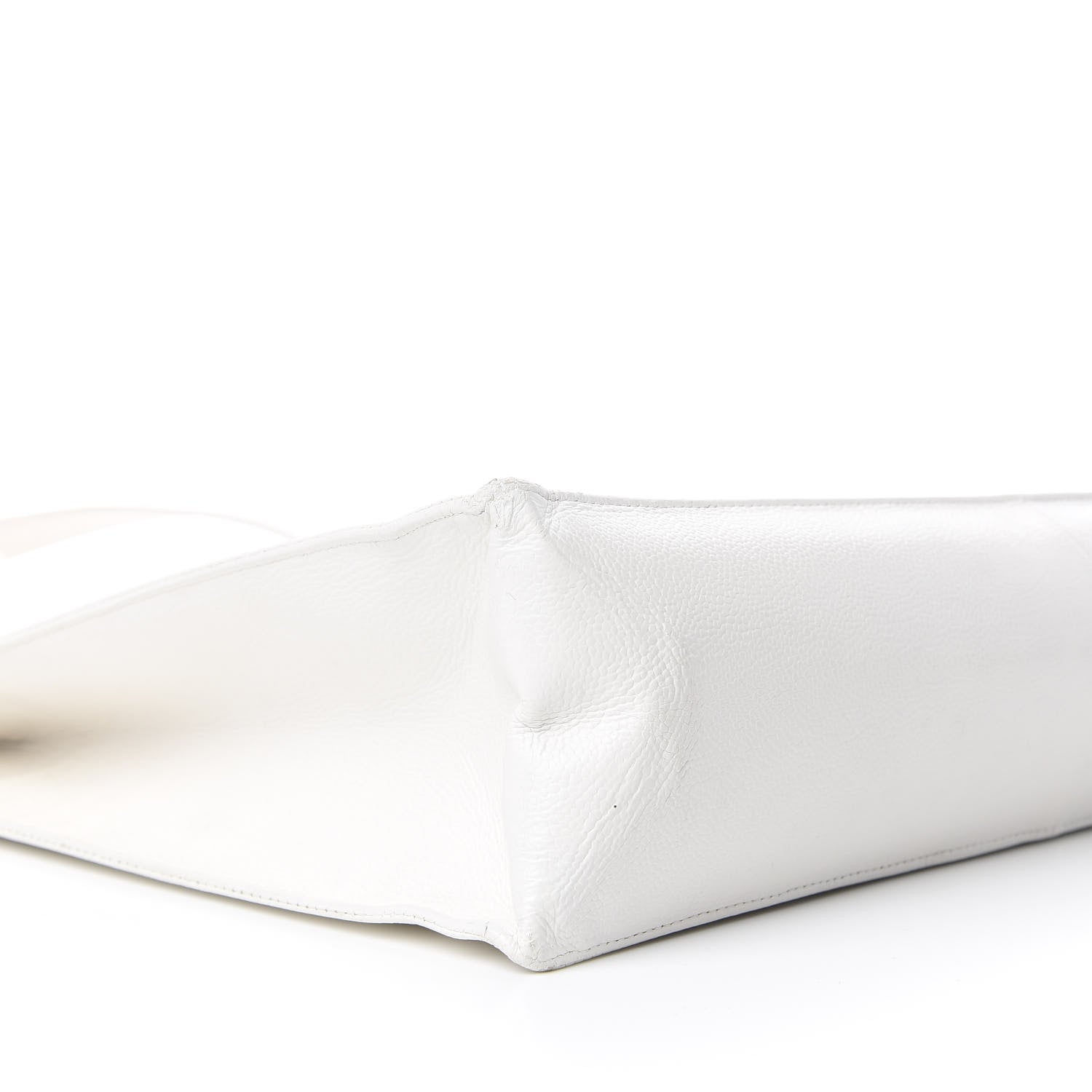 Chanel Caviar CC Tote White 5 of 16
