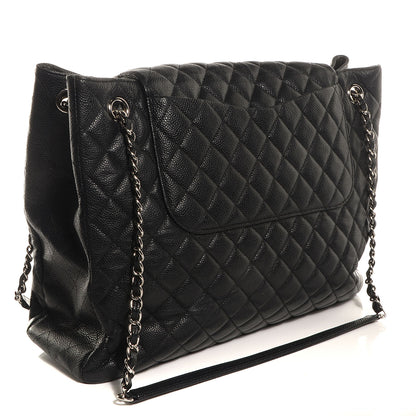 Chanel Caviar Quilted Flap Tote Black 3 of 8