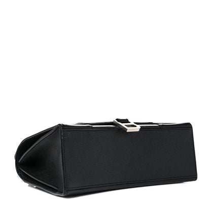 Balenciaga Grained Calfskin Medium Hourglass Top Handle Bag Black 4 of 17