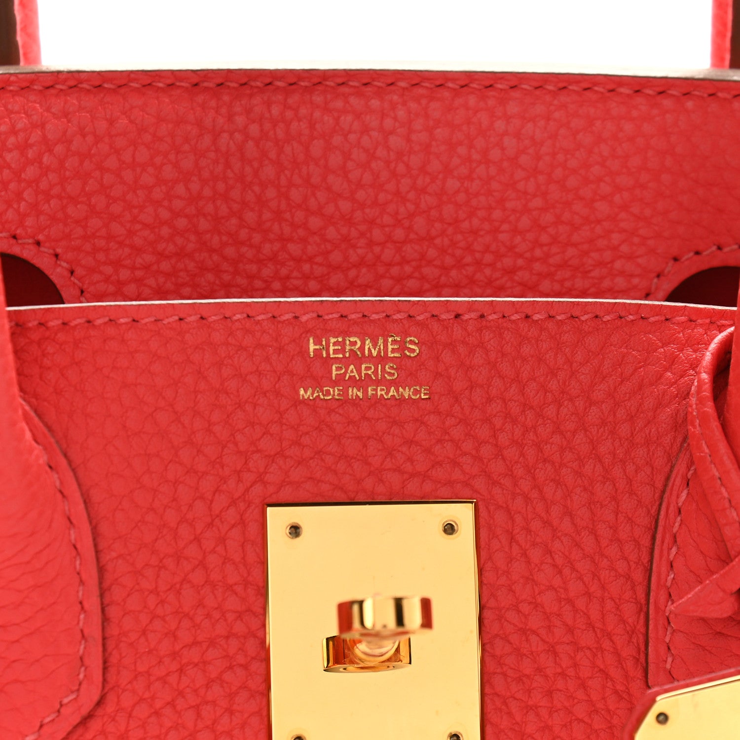 Hermes Taurillon Clemence Birkin 30 Rose Jaipur 5 of 9