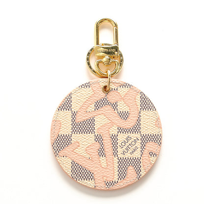 Louis Vuitton Damier Azur Tahitienne Bag Charm Key Ring 1 of 5