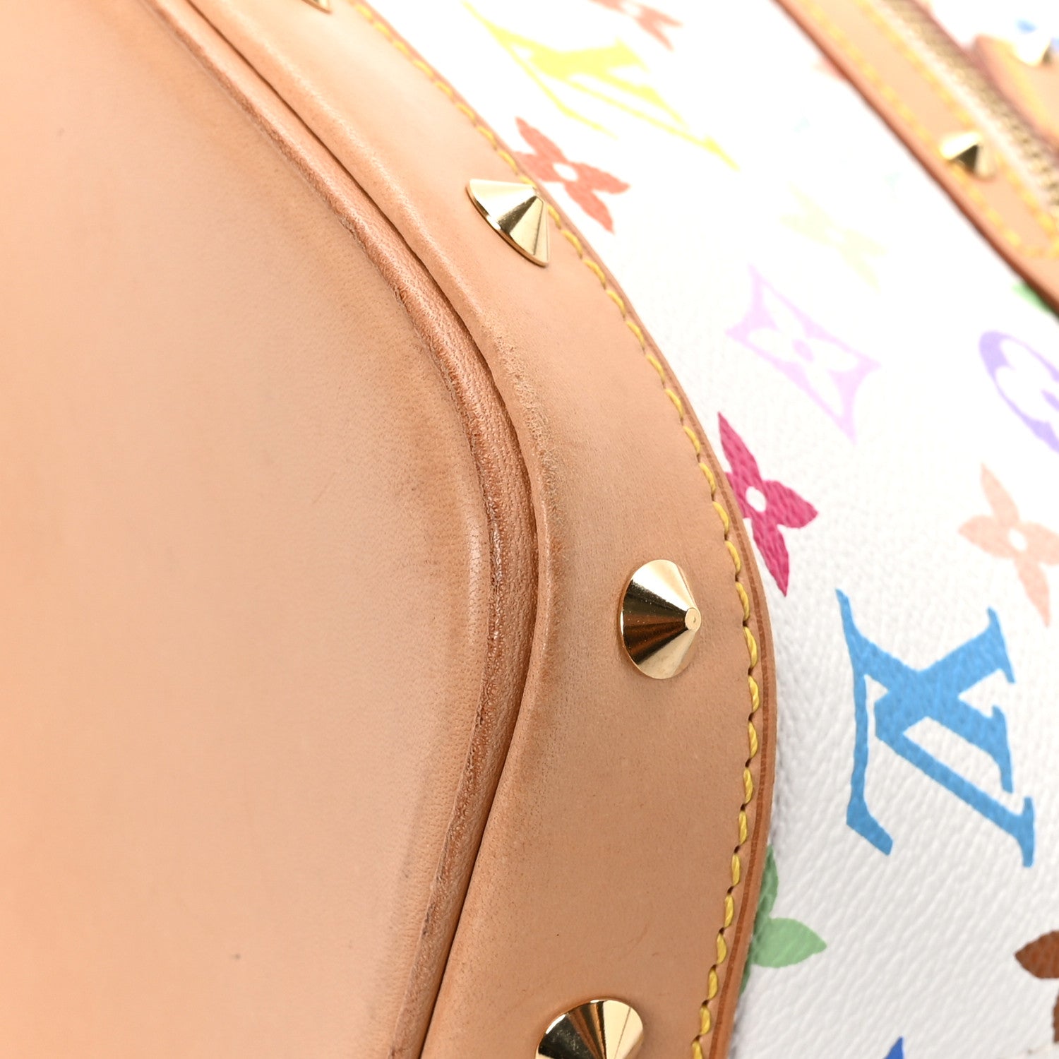 Louis Vuitton Monogram Multicolor Alma White 10 of 13
