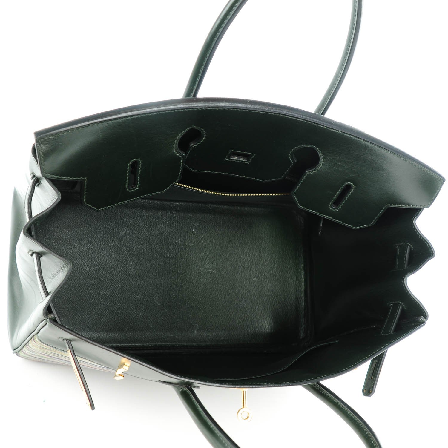 Hermes Box Vibrato Birkin 35 Vert Fonce 20 of 22