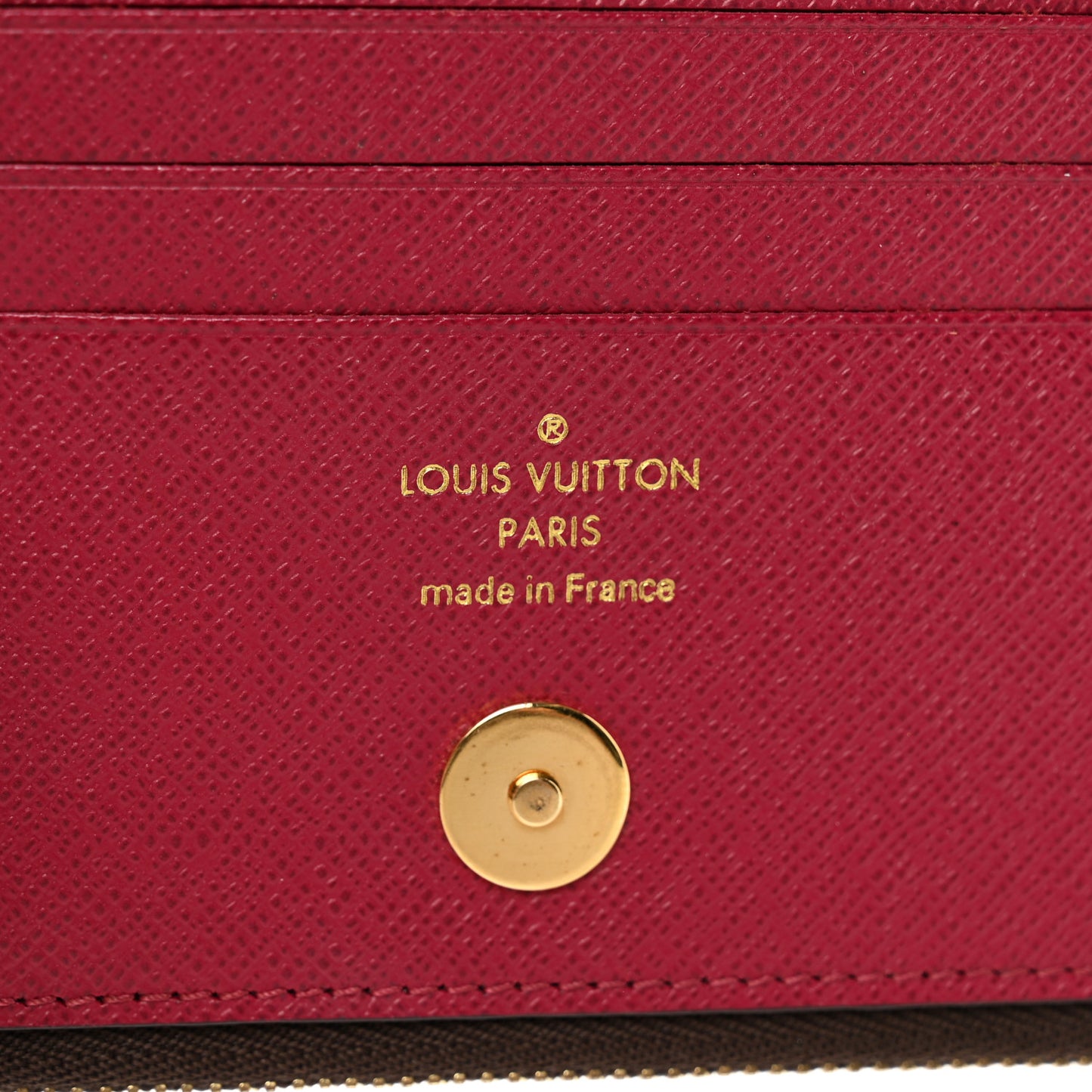 Monogram Adele Compact Wallet Fuchsia