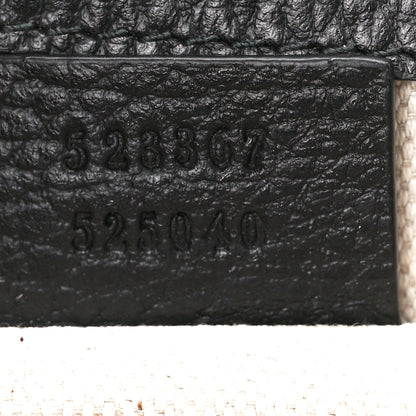 Gucci Dollar Calfskin Crystal Web Mini Dionysus Bamboo Top Handle Bag Black Black Diamond 8 of 12