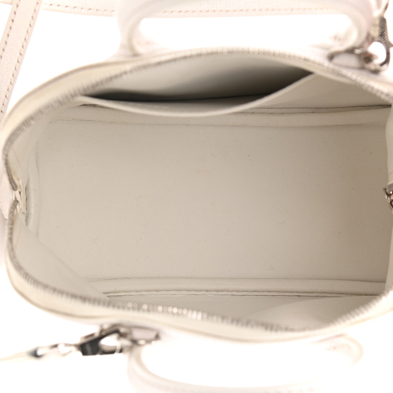 Hermes Chevre Mysore Mini 1923 Bolide White 4 of 12