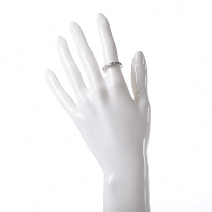 Cartier 18K White Gold Diamond 3mm Lanieres Ring 49 4.75 2 of 6