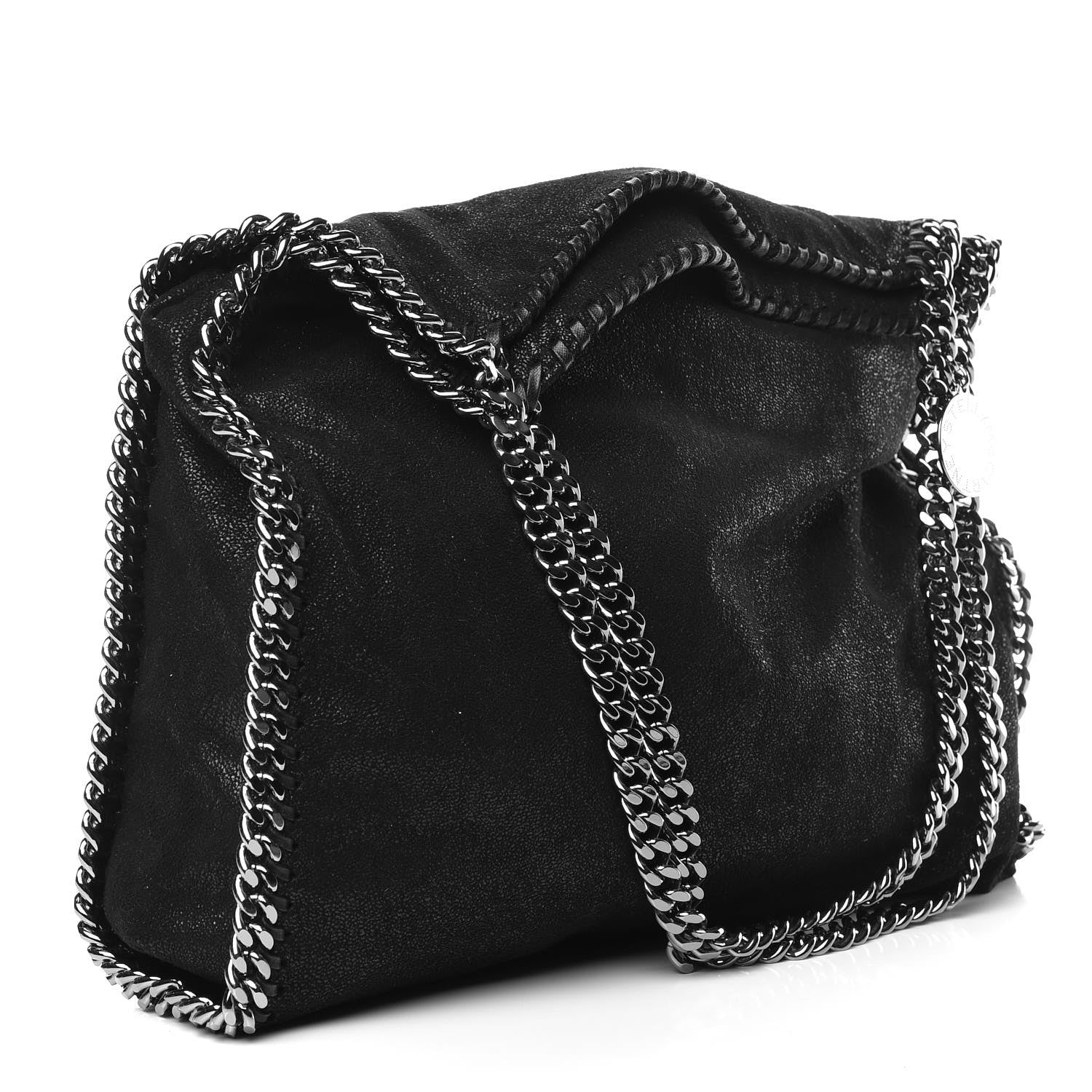 Stella McCartney Shaggy Deer Small Falabella Tote Black 3 of 7