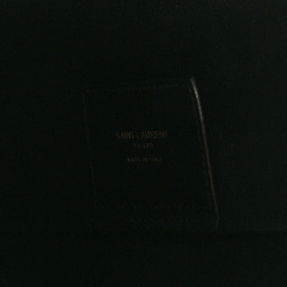 Saint Laurent Calfskin Large Shopping Tote Black 7 of 10