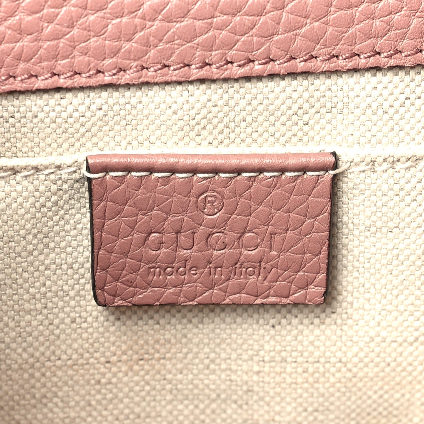 Calfskin Mini GG Marmont Top Handle Bag Rosy Phard