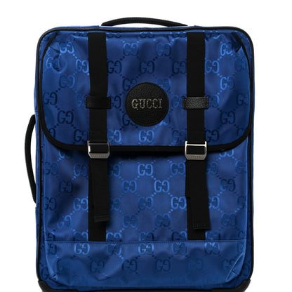 Gucci Econyl Nylon Monogram Off The Grid Suitcase Guilted Blue Black 6 of 11