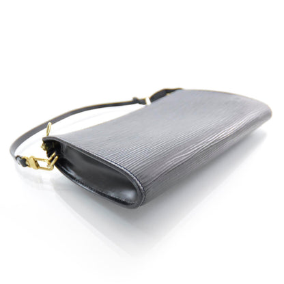 Louis Vuitton Epi Pochette Accessories 24 Black 3 of 7