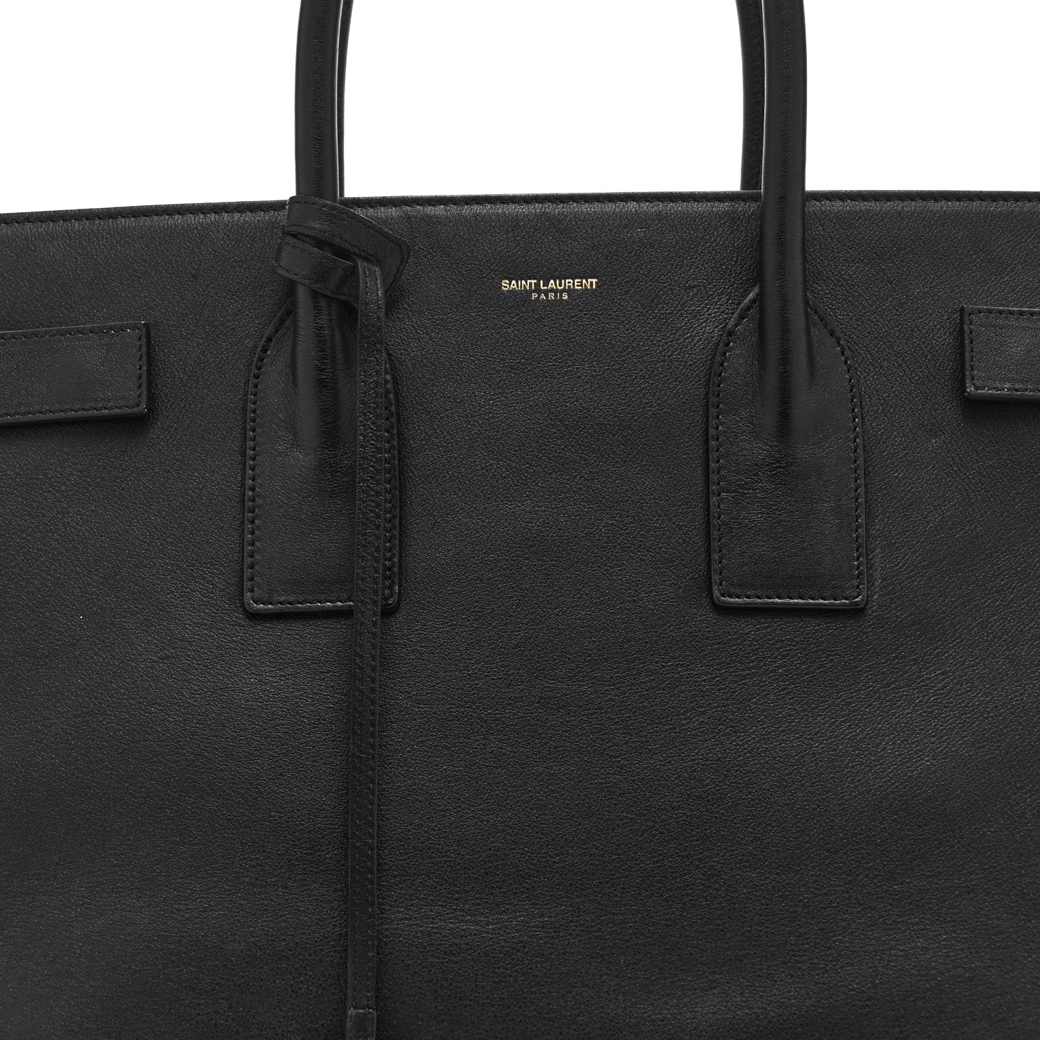 Saint Laurent Calfskin Large Sac de Jour Carryall Black 8 of 10