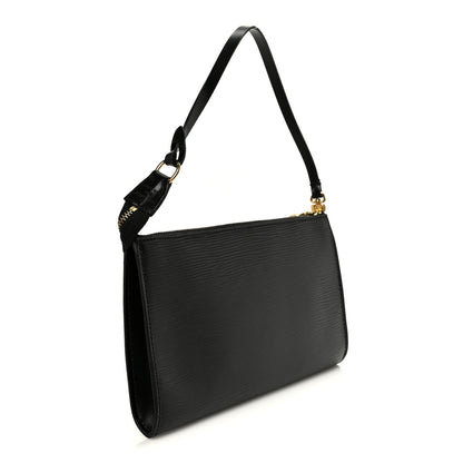 Louis Vuitton Epi Pochette Accessories 21 Black 3 of 10