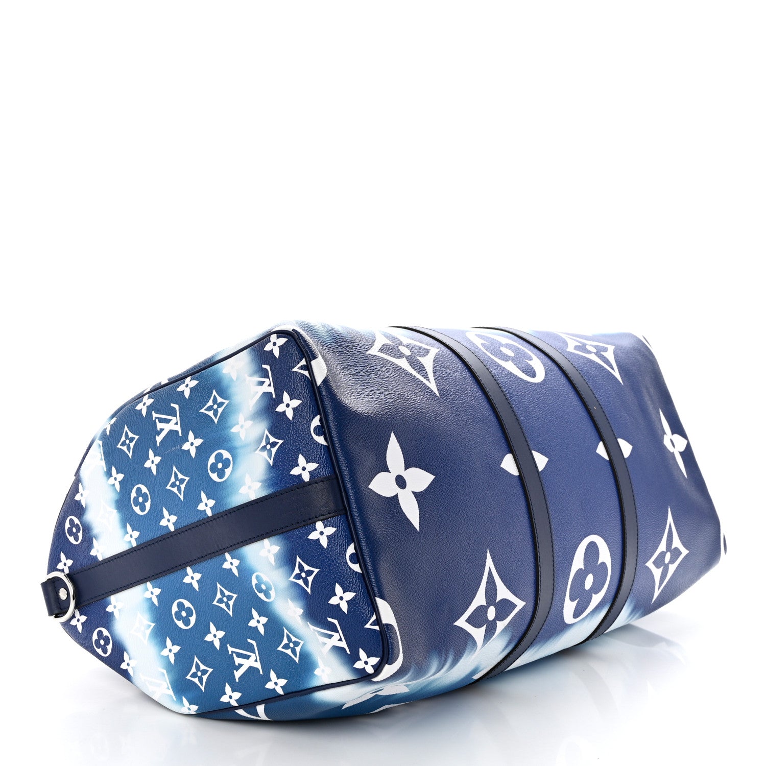 Louis Vuitton Monogram Escale Keepall Bandouliere 50 Blue 4 of 11