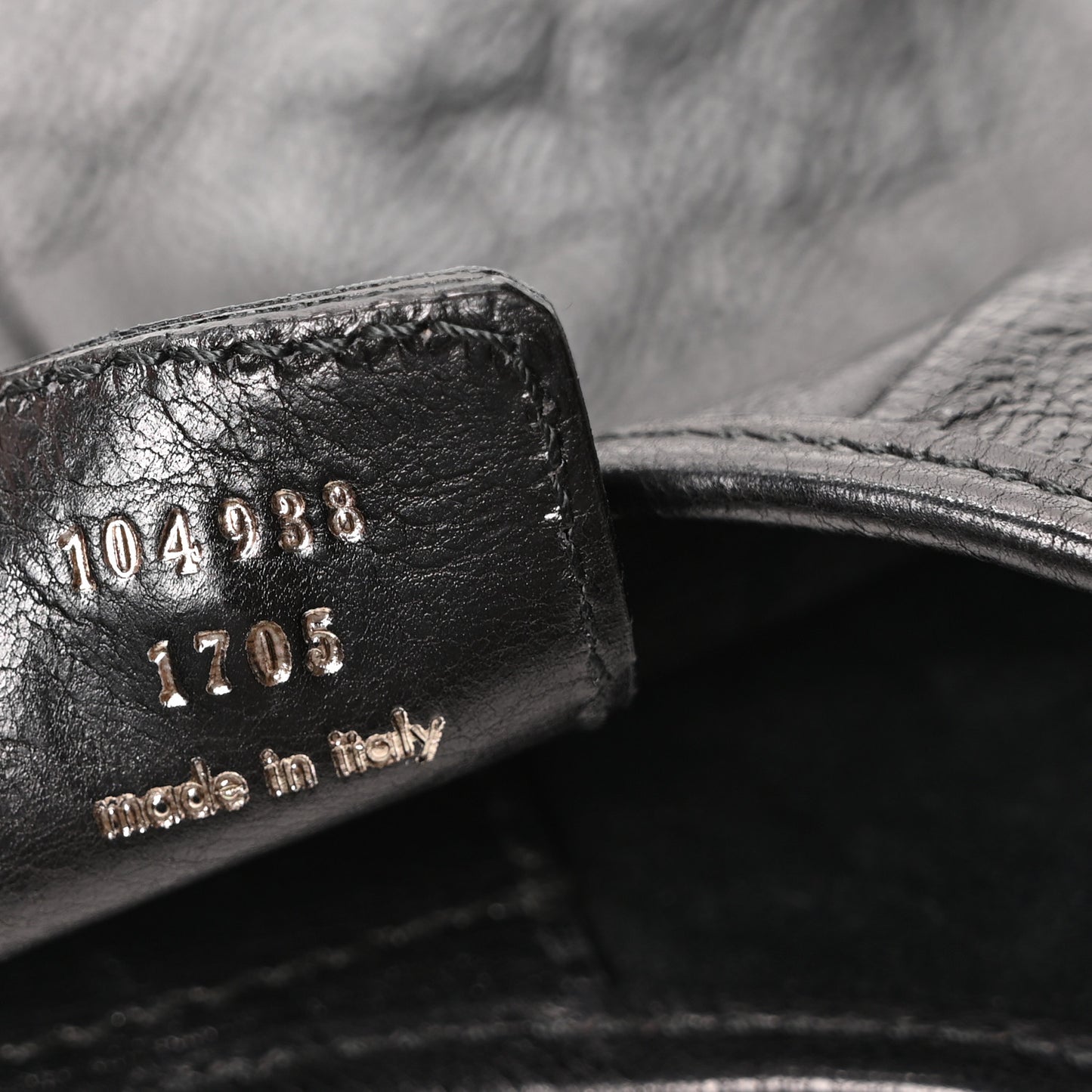 Buffalo Horn Small Mombasa Hobo Black