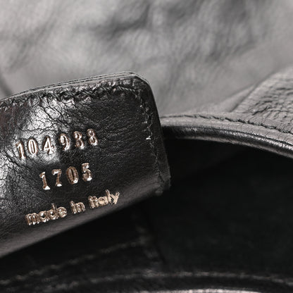 Saint Laurent Buffalo Horn Small Mombasa Hobo Black 7 of 10