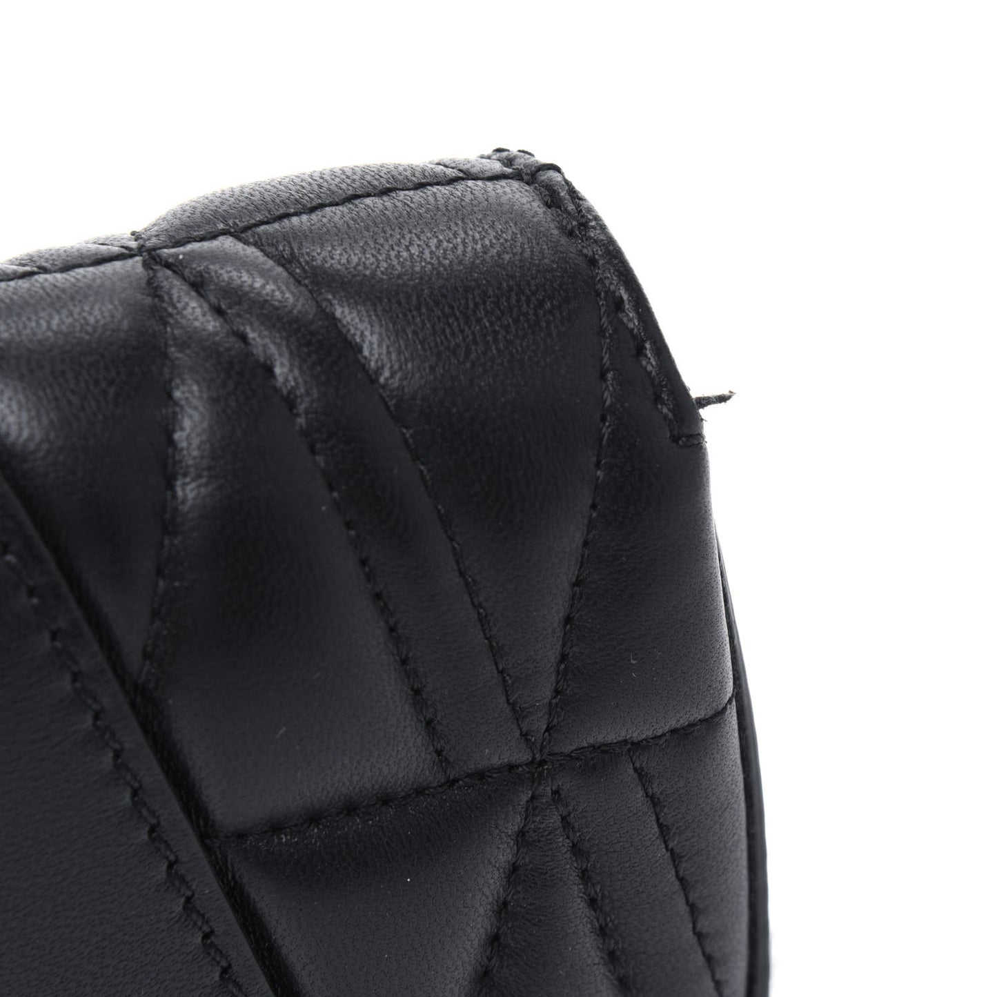 Nappa Quilted Virtus Evening Bag Black