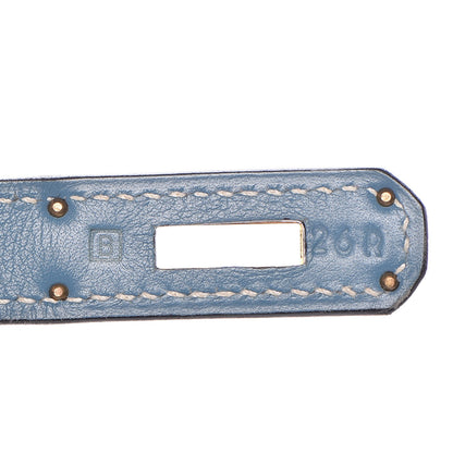 Hermes Gulliver Birkin 35 Blue Jean 26 of 33