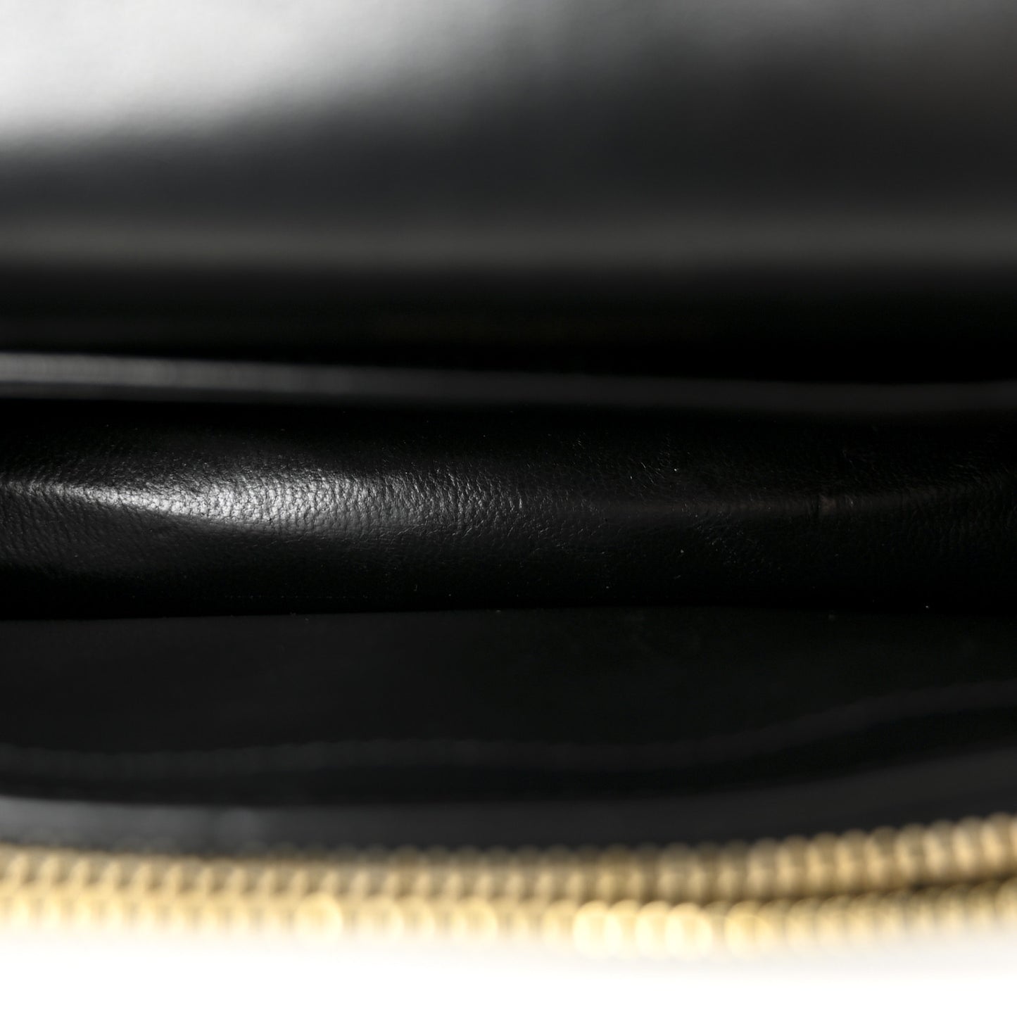 Calfskin Crocodile Embossed Small Classic Monogram Kate Tassel Satchel Black