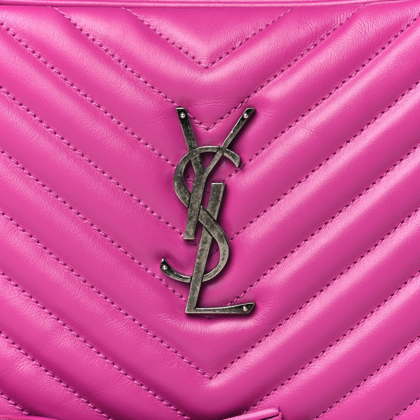 Calfskin Matelasse Monogram Lou Camera Bag Electric Fuchsia