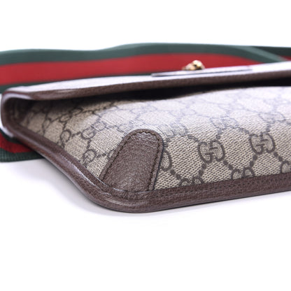 Gucci GG Supreme Monogram Neo Vintage Web Belt Bag Brown 8 of 11