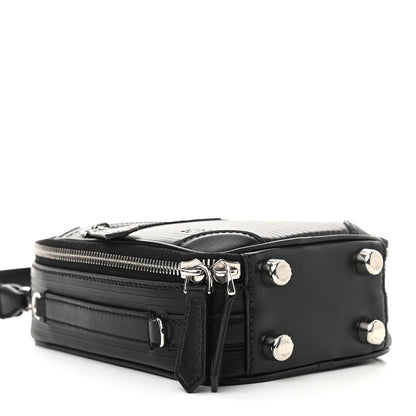 Fendi Vitello Astro Rubber Effect Mini Trolley Bag Black 3 of 9