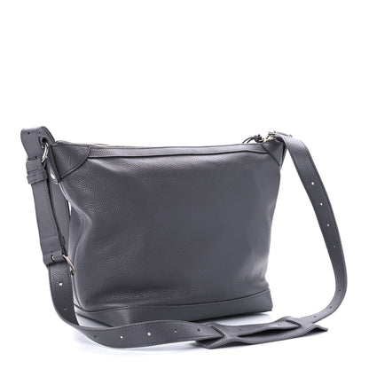 Balenciaga Grained Calfskin Silver Hardware Small Neo Classic Hobo Dark Grey 2 of 8