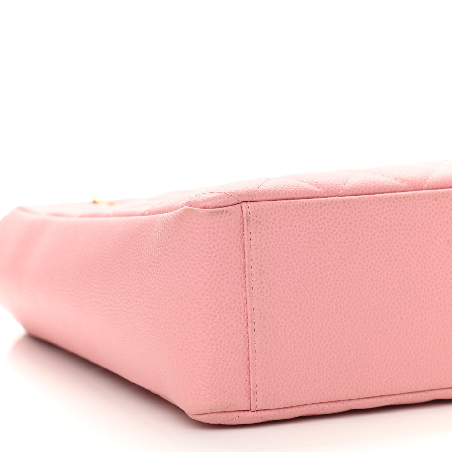 Caviar Quilted Petit Shopping Tote PST Pink