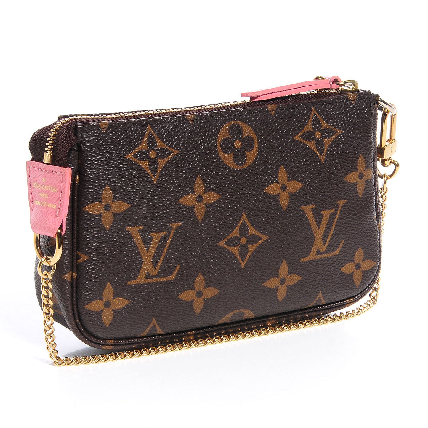 Monogram Illustre Mini Pochette Accessories Rose