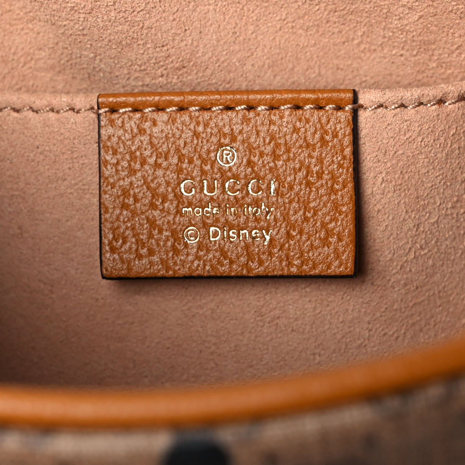 Gucci X DISNEY Mini Vintage GG Supreme Monogram Mickey Mouse Shoulder Bag Beige Vintage Sun Oil 5 of 12