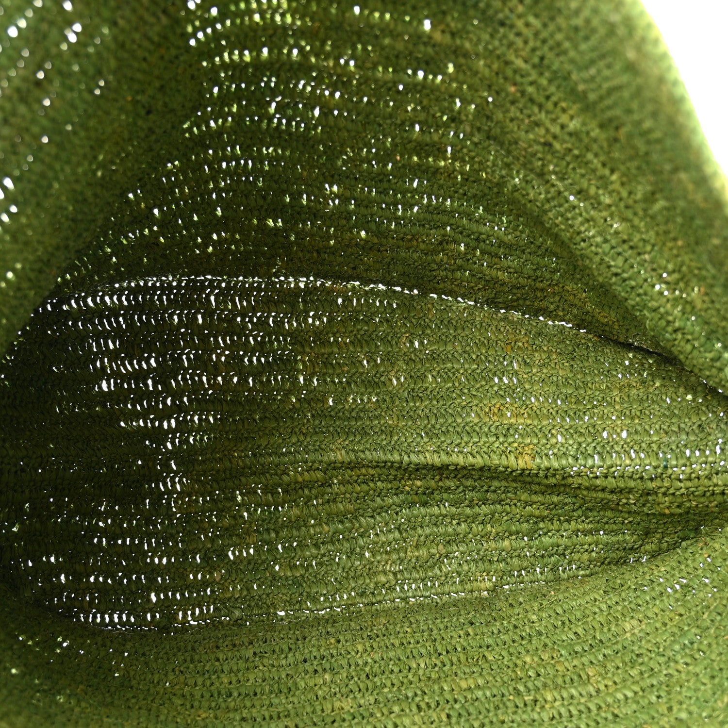 Loewe Raffia Paulas Ibiza Fold Shopper Tote Green 5 of 11