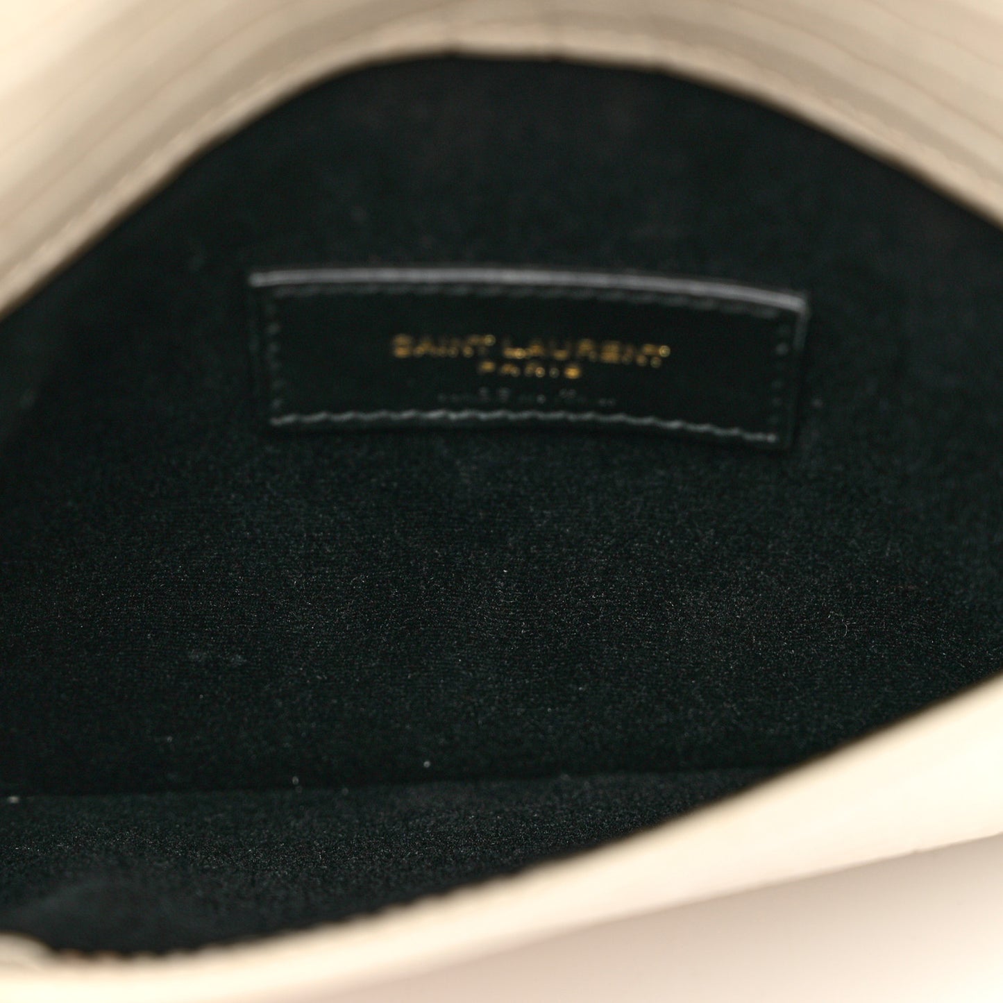 Calfskin Crocodile Embossed Monogram Uptown Baby Pouch Perle