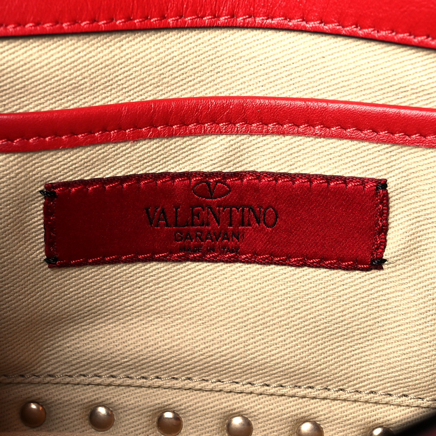 Valentino Garavani Vitello Mini Rockstud Flap Saddle Crossbody Bag Rosso Valentino 5 of 8