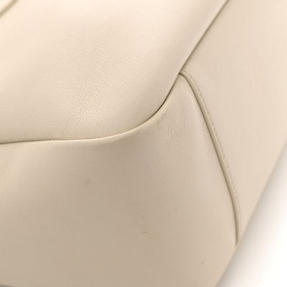 Saint Laurent Smooth Calfskin Large Le 5 A 7 Soft Hobo Blanc Vintage 12 of 13