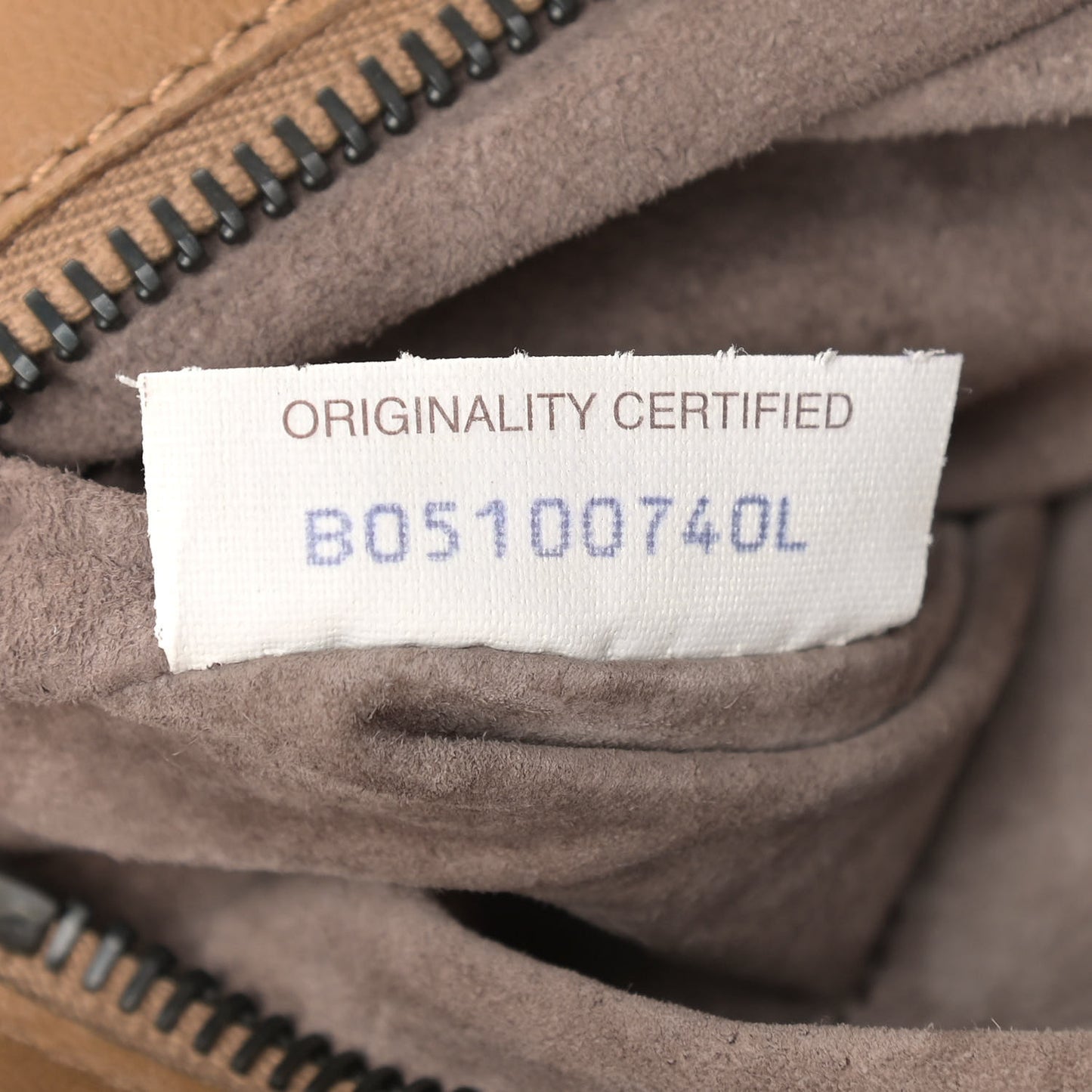 Nappa Intrecciato Tote Camel