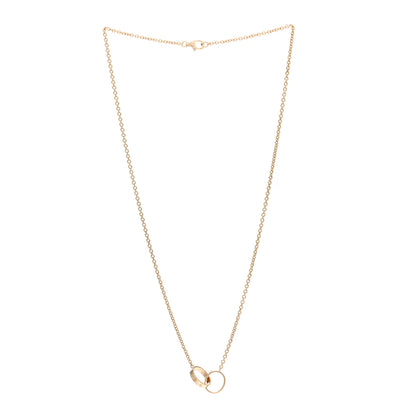 Cartier 18K Yellow Gold Interlocking LOVE Necklace 3 of 5
