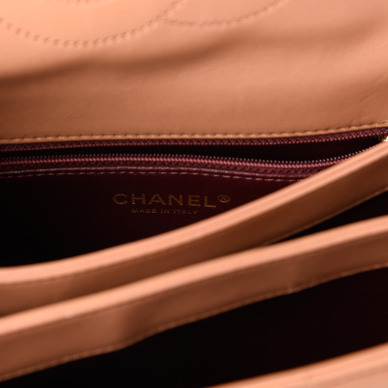 Chanel Lambskin Quilted Small Trendy CC Flap Dual Handle Bag Camel 8 of 10