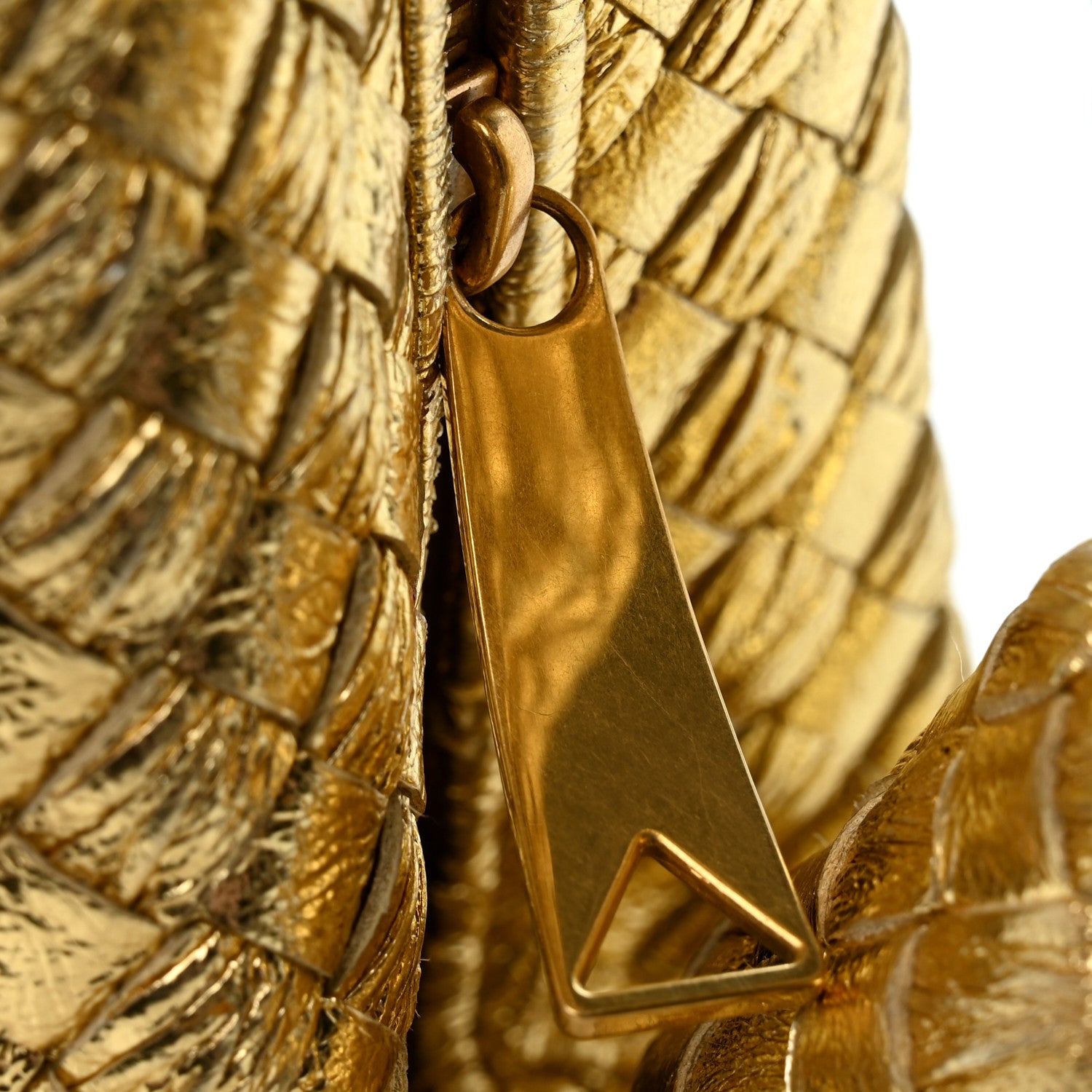 Bottega Veneta Metallic Nappa Intrecciato Mini Jodie Gold 12 of 12