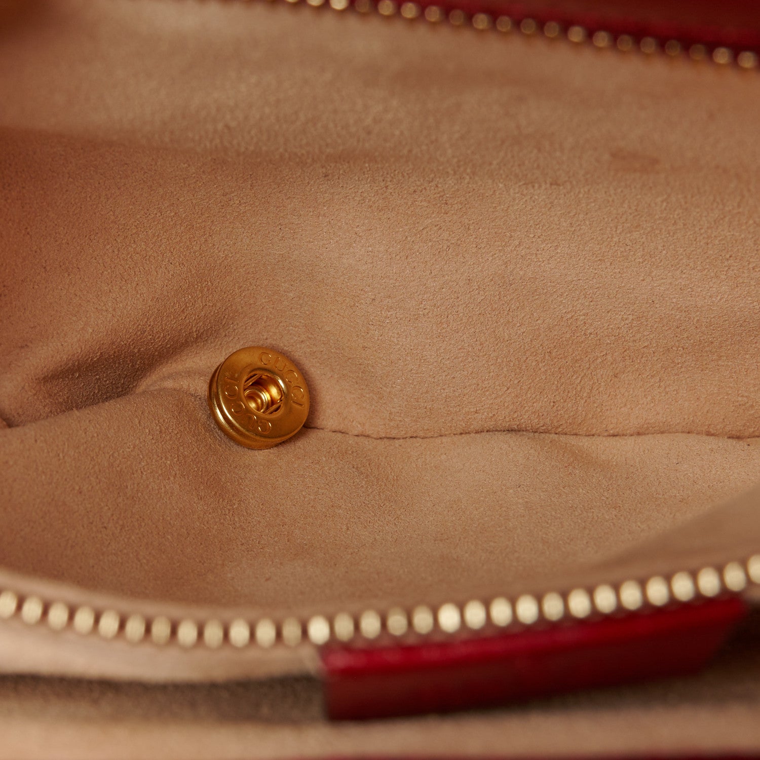 Gucci Azalea Calfskin Horsebit 1955 Shoulder Bag New Cherry Red 12 of 12