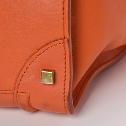 Celine Smooth Calfskin Mini Luggage Bright Orange 23 of 24