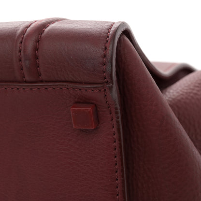 Celine Supple Calfskin Medium Phantom Luggage Burgundy 13 of 19