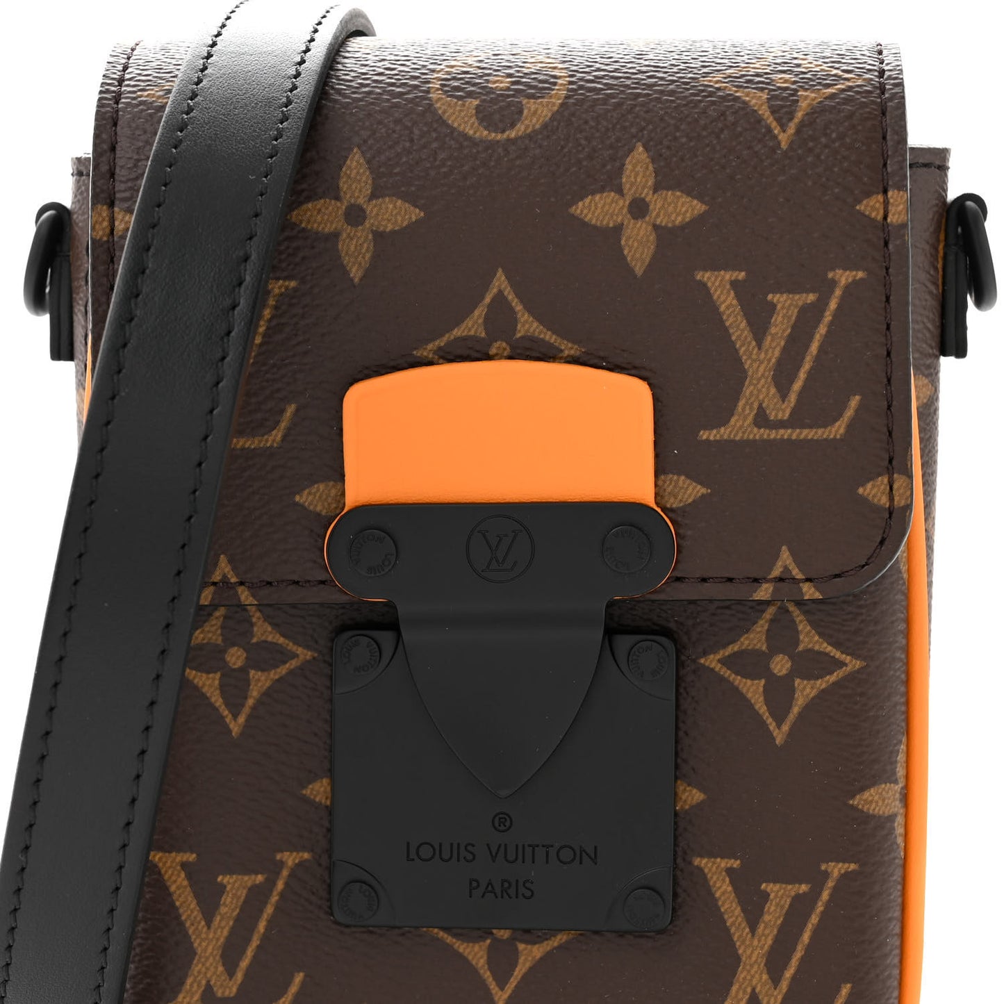 Monogram S Lock Vertical Wearable Wallet Radiant Sun