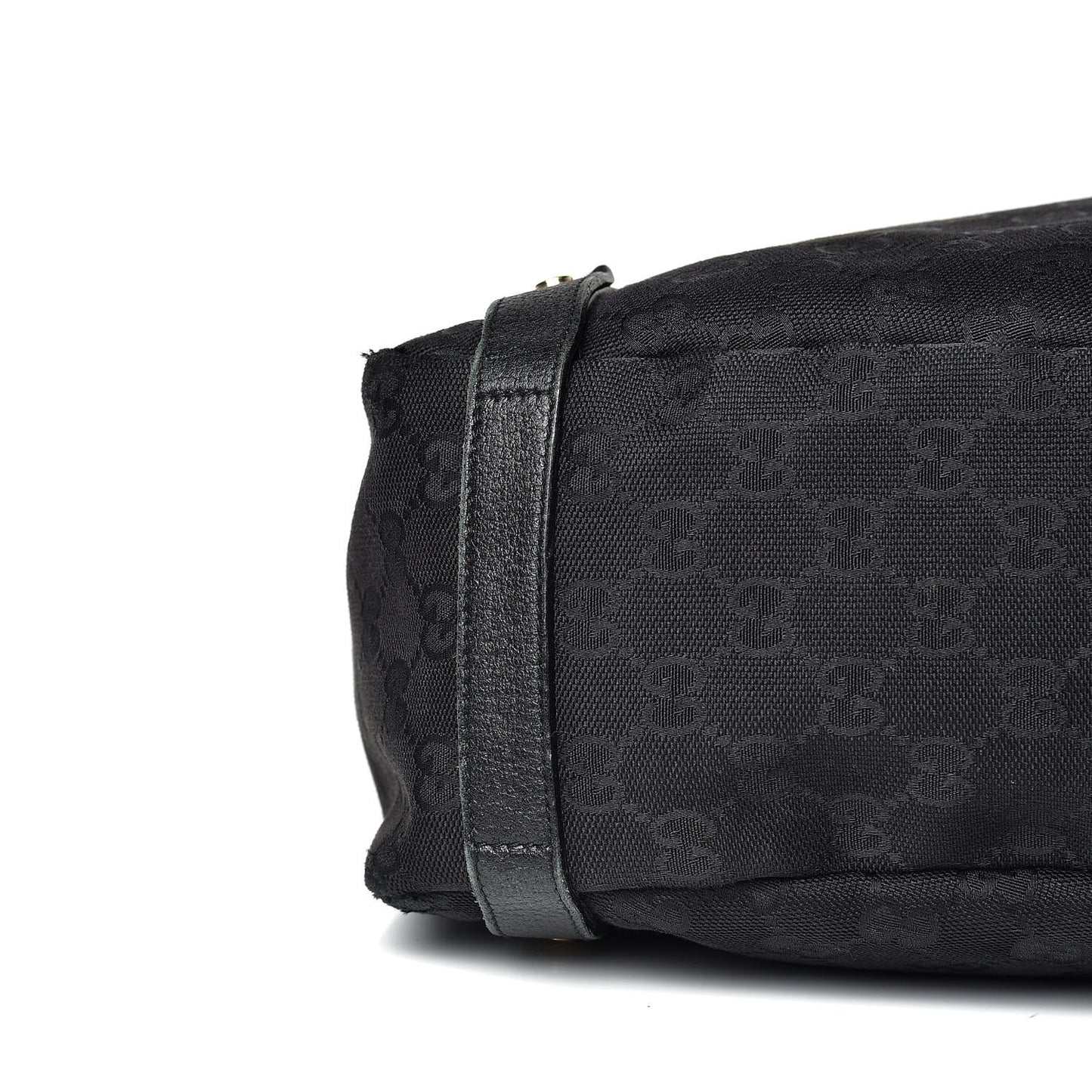 Monogram Medium Abbey Shoulder Bag Black