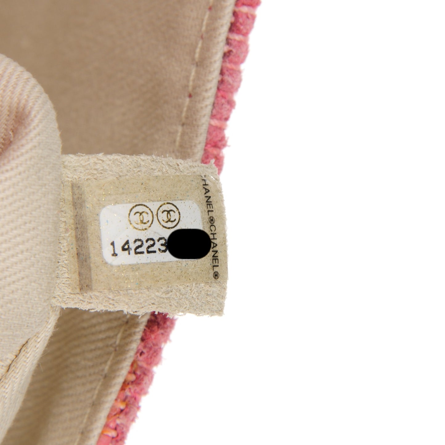 Tweed Quilted Saint Tropez Flap Pink